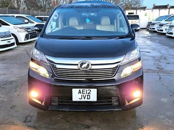 Toyota Vellfire 8 Seater- 2.4L PETROL-ULEZ/CAZ PASS-FREE 40MONTHS GOLD WARRANTY 