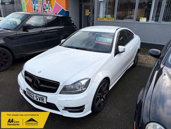 Mercedes C Class 2.1 C250 CDI BlueEfficiency AMG Sport Plus Coupe 2dr Diesel G-Tr