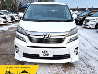 Toyota Vellfire 3.5L-V6-8 SEATER-UPGRADED CAR-ULEZ/CAZ PASS-FREE 40MONTHS GOLD W