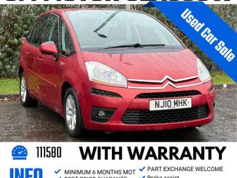Citroen C4 Picasso 1.6 HDi VTR+ MPV 5dr Diesel Manual Euro 4 (110 ps)