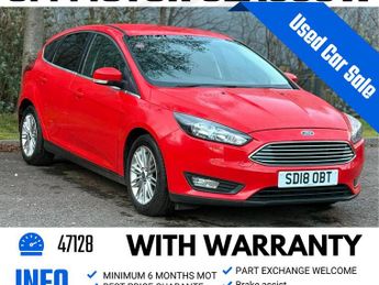 Ford Focus 1.0T EcoBoost Zetec Edition Hatchback 5dr Petrol Manual Euro 6 (