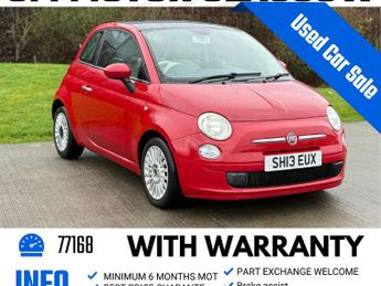 Fiat 500 0.9 TwinAir Lounge Hatchback 3dr Petrol Manual Euro 5 (s/s) (85 