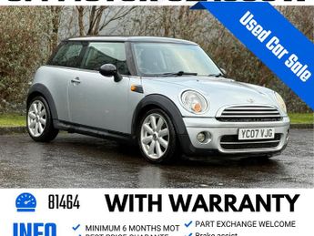 MINI Hatch 1.6 Cooper D Hatchback 3dr Diesel Manual Euro 4 (110 ps)