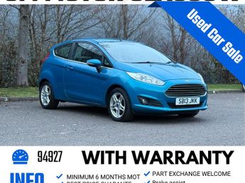 Ford Fiesta 1.0T EcoBoost Zetec Hatchback 3dr Petrol Manual Euro 5 (s/s) (10