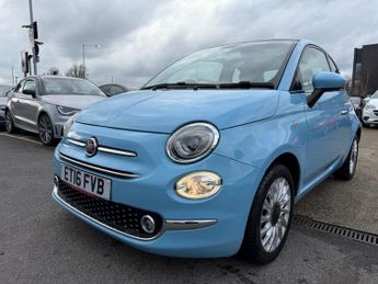 Fiat 500 1.2 Lounge Hatchback 3dr Petrol Dualogic Euro 6 (s/s) (69 bhp)