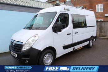 Vauxhall Movano 3500 2.3 CDTI 130 5 SEAT WELFARE MICROWAVE AIR CON REAR SENSORS 