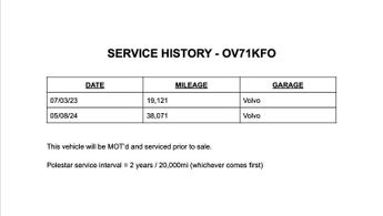 Polestar Polestar 2 Single Motor 64kWh Standard Range Fastback Electric Auto FWD (22