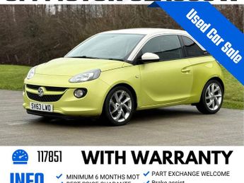 Vauxhall ADAM 1.2 16v SLAM Hatchback 3dr Petrol Manual Euro 5 (70 ps)