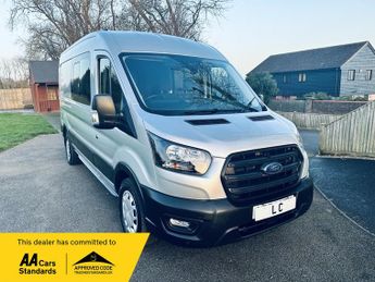 Ford Transit 74Reg  350 L3H2 Trend 6 Seat Crew Van  5dr Diesel Manual  Euro 6