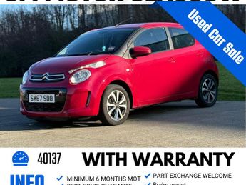Citroen C1 1.2 PureTech Feel Hatchback 5dr Petrol Manual Euro 6 (82 ps)