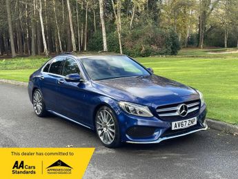 Mercedes C Class 2.0 C200 AMG Line (Premium) G-Tronic+ Euro 6 (s/s) 4dr