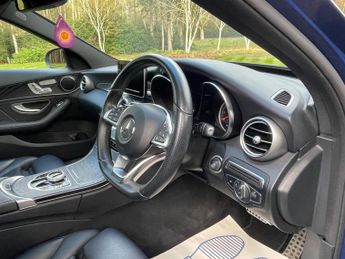 Mercedes-Benz C Class 2.0 C200 AMG Line (Premium) G-Tronic+ Euro 6 (s/s) 4dr