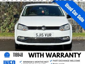 Volkswagen Polo 1.0 BlueMotion Tech SE Design Hatchback 5dr Petrol Manual Euro 6