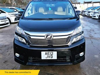 Toyota Vellfire 8 Seater- 2.4L PETROL-ULEZ/CAZ PASS-FREE 36MONTHS GOLD WARRANTY 