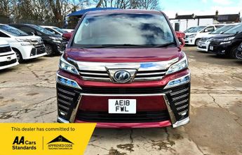 Toyota Vellfire 2.5L PETROL-WINE RED COLOR-ULEZ/CAZ PASS-FREE48MONTHS GOLD WARRA
