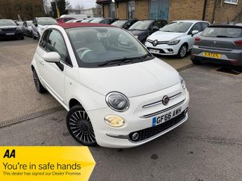 Fiat 500c 0.9 TwinAir Lounge Convertible 2dr Petrol Dualogic Euro 6 (s/s) 