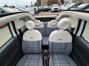 Fiat 500c 0.9 TwinAir Lounge Convertible 2dr Petrol Dualogic Euro 6 (s/s) 