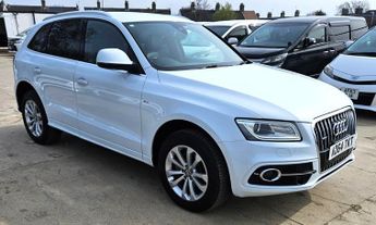 Audi Q5 2.0L TFSI QUATTRO- S LINE - ULEZ/CAZ PASS-FREE 18MONTHS GOLD WAR
