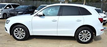 Audi Q5 2.0L TFSI QUATTRO- S LINE - ULEZ/CAZ PASS-FREE 18MONTHS GOLD WAR
