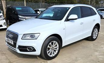 Audi Q5 2.0L TFSI QUATTRO- S LINE - ULEZ/CAZ PASS-FREE 18MONTHS GOLD WAR