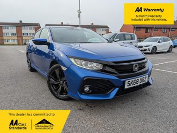 Honda Civic 1.0 VTEC Turbo SR Hatchback 5dr Petrol Manual Euro 6 (s/s) (126 