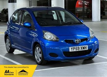 Toyota AYGO 1.0 VVT-i Blue Hatchback 5dr Petrol MultiMode Euro 4 (67 bhp)
