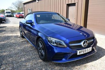 Mercedes-Benz C Class 1.5 C200 MHEV AMG Line (Premium) Cabriolet G-Tronic+ Euro 6 (s/s