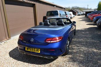 Mercedes-Benz C Class 1.5 C200 MHEV AMG Line (Premium) Cabriolet G-Tronic+ Euro 6 (s/s
