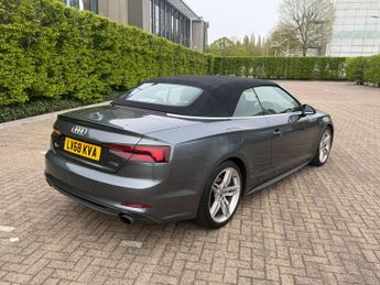 Audi A5 Cabriolet 2.0 TFSI 40 S line Convertible 2dr Petrol S Tronic Euro 6 (s/s) 