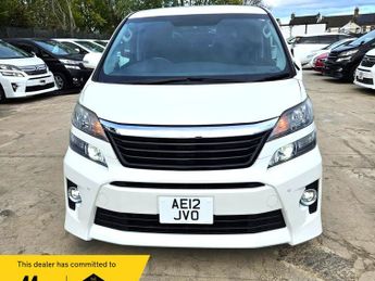 Toyota Vellfire 3.5L-V6-G EDITION-UPGRADED CAR-ULEZ/CAZ PASS-FREE 42MONTHS GOLD 