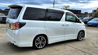 Toyota Vellfire 3.5L-V6-G EDITION-UPGRADED CAR-ULEZ/CAZ PASS-FREE 42MONTHS GOLD 