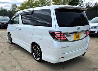 Toyota Vellfire 3.5L-V6-G EDITION-UPGRADED CAR-ULEZ/CAZ PASS-FREE 42MONTHS GOLD 