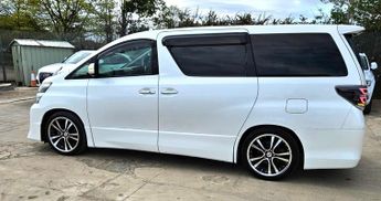 Toyota Vellfire 3.5L-V6-G EDITION-UPGRADED CAR-ULEZ/CAZ PASS-FREE 42MONTHS GOLD 