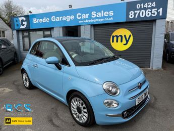 Fiat 500 1.2 Lounge Hatchback 3dr Petrol Manual Euro 6 (s/s) (69 bhp)