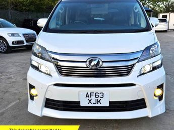 Toyota Vellfire  2.4L PETROL-DUAL SUNROOF-ULEZ/CAZ PASS-FREE 42MONTHS GOLD WARRA