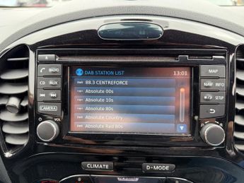 Nissan Juke 1.6 N-Connecta SUV 5dr Petrol XTRON Euro 6 (117 ps)