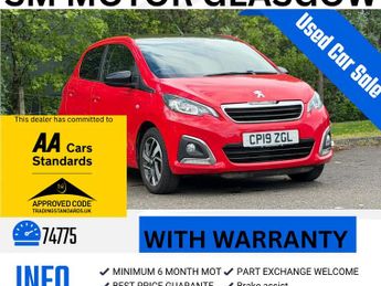 Peugeot 108 1.0 Allure Hatchback 5dr Petrol Manual Euro 6 (72 ps)