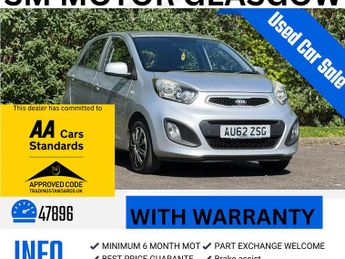 Kia Picanto 1.0 1 Air Hatchback 5dr Petrol Manual Euro 5 (68 bhp)