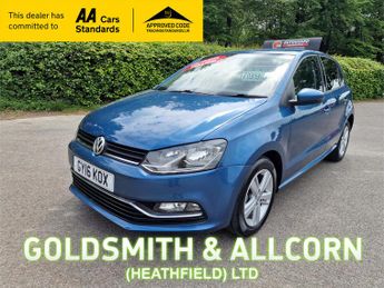Volkswagen Polo 1.0 BlueMotion Tech Match Hatchback 5dr Petrol Manual Euro 6 (s/