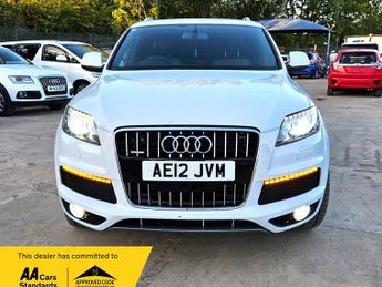 Audi Q7 3.0L TFSI- S LINE - 7 SEATER-ULEZ/CAZ PASS-FREE 24MONTHS GOLD WA