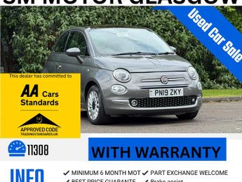Fiat 500 1.2 Lounge Hatchback 3dr Petrol Manual Euro 6 (s/s) (69 bhp)