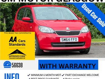 Skoda Citigo 1.0 MPI SE Hatchback 5dr Petrol Manual Euro 5 (60 ps)
