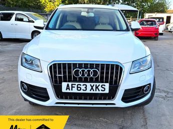 Audi Q5 2.0L TFSI QUATTRO-AUTOMATIC-ULEZ/CAZ PASS-FREE 24MONTHS GOLD WAR