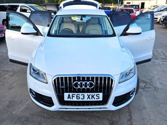 Audi Q5 2.0L TFSI QUATTRO-AUTOMATIC-ULEZ/CAZ PASS-FREE 24MONTHS GOLD WAR