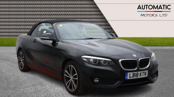 BMW 218 1.5 218i Sport Convertible 2dr Petrol Auto Euro 6 (s/s) (136 ps)