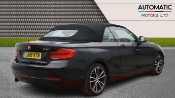 BMW 2 Series 1.5 218i Sport Convertible 2dr Petrol Auto Euro 6 (s/s) (136 ps)