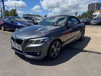 BMW 2 Series 1.5 218i Sport Convertible 2dr Petrol Auto Euro 6 (s/s) (136 ps)