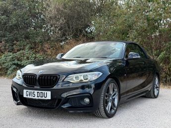 BMW 2 Series 2.0 220i M Sport Convertible 2dr Petrol Auto Euro 6 (s/s) (184 p