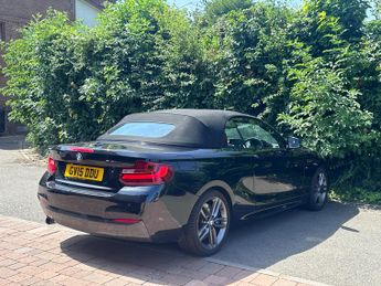 BMW 2 Series 2.0 220i M Sport Convertible 2dr Petrol Auto Euro 6 (s/s) (184 p