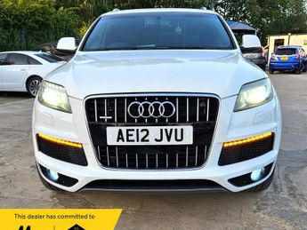 Audi Q7 3.0L TFSI- S LINE - 7 SEATER-ULEZ/CAZ PASS-FREE 18MONTHS GOLD WA